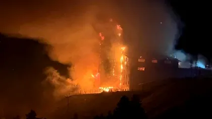 Bilanț îngrijorător în Turcia: 66 de persoane au murit, 51 au fost rănite în incendiul izbucnit în hotelul din Kartalkaya