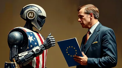 Google și Meta, furioase pe reglementările stricte ale UE privind inteligența artificială: giganții tech americani intensifică presiunea