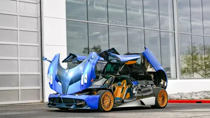 Mașina de milioane ce pare desprinsă din Transformers, disponibilă într-un singur exemplar. Cât de fabuloasă este Pagani Huayra Oceano Pacifico