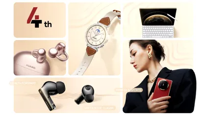 HUAWEI Store sărbătorește 4 ani cu oferte speciale și reduceri substanțiale