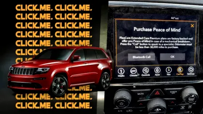 Cum am ajuns să avem reclame la bordul mașinilor noi. Investești o avere și încearcă să-ți vândă ceva