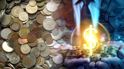 Moneda simbol pentru România care s-a pus la vânzare cu mii de lei. Are mai puţin de 7 grame: 