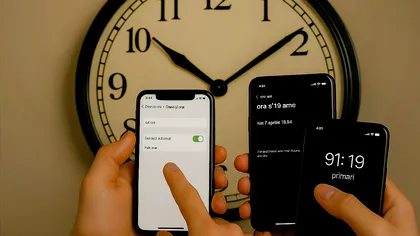 Trecerea la ora de vară: ce trebuie să verifici pe telefonul tău cu Android sau iPhone ca să nu ai surprize