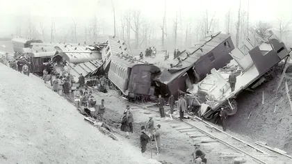 Cel mai mare accident feroviar din istoria României s-a petrecut în Noaptea de Revelion 1916 – 1917. 1.000 de oameni au murit în catastrofa de la Ciurea