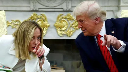 Trump promite un acord comercial între SUA și Europa, în timpul întrevederii cu Meloni „a Italiei”: „Putem face Occidentul măreț din nou”
