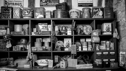 Una dintre cele mai vechi alimentare din Bucureşti, transformată în non-stop. Ce găseai în 1949 în magazinul din Piaţa Amzei