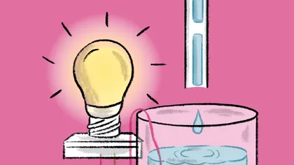 Invenția care transformă apa de ploaie în electricitate. Cercetătorii au creat un sistem ce aprinde becul din simple picături