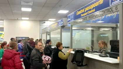 Femeie reținută pe Aeroportul Otopeni după ce a încercat să intre ilegal în țară cu 3 copii