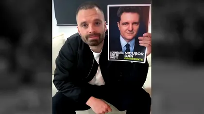 Actorul Sebastian Stan, mesaj pentru români: „Nu va fi ușor, dar va fi Nicușor. România te iubesc!”