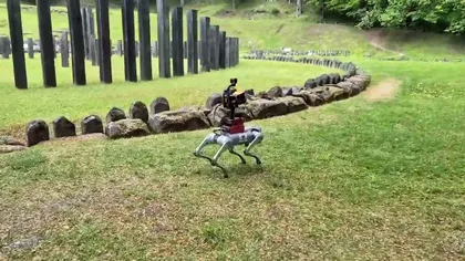 Câinele-robot care protejează istoria: Sarmizegetusa Regia, scanată 3D, în premieră