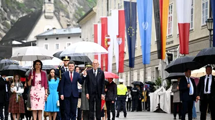 Ce s-a întâmplat când Mirabela Grădinaru și Nicușor Dan și-au făcut apariția în Salzburg, sâmbătă. Cei mici au lipsit de la eveniment