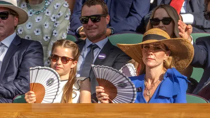 Prinţesa Charlotte, o adevărată domnişoară. A încălcat regulile Familiei Regale la Wimbledon, însă a fost tot timpul susţinută de Kate. Foto