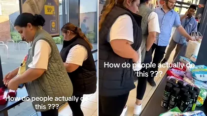 Cum au încercat două românce să fure din Lidl. Imaginile femeile prinse în fapt au devenit virale