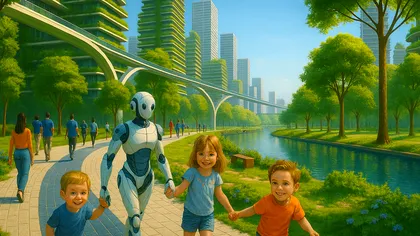 I-am cerut noului ChatGPT-5 să-mi spună cum va fi anul 2030, în 5 imagini ilustrate, iar rezultatul a fost unul încrezător