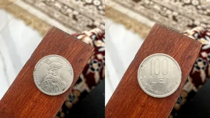 Prețul cu care se vinde acum moneda de 100 de lei din 1994. Colecționari din toată țara o caută, plătesc mii de lei pe ea
