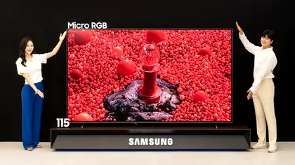 Samsung lansează tehnologia Micro RGB – O adevărată revoluție, în premieră mondială, la televizoarele ultra-premium cu ecran de 115 inch