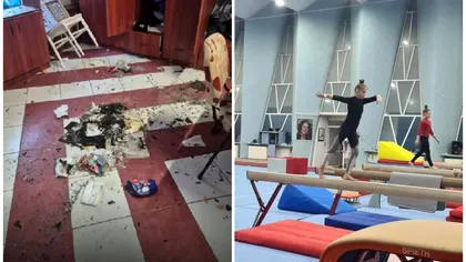 Un bărbat cu probleme psihice a vandalizat sala de gimnastică ”Nadia Comăneci” din Onești. A dat foc vestiarelor