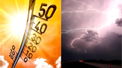 Vreme extremă în România. Jumătate de țară fierbe de căldură, cealaltă este măturată de furtuni. Update