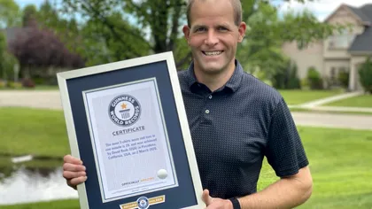 VIDEO: Cel mai ciudat tenismen din lume care a intrat în Cartea Recordurilor