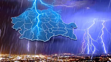 ANM a emis cod portocaliu de furtuni cu grindină și vijelii. Localitățile aflate sub alertă imediată