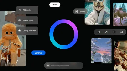 Pe Facebook și Instagram vei fi bombardat cu clipuri scurte făcute doar de inteligența artificială. Ce este Vibes și cum îl folosești