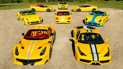 O colecție unică de Ferrari, cu mașini extrem de rare, va fi de vânzare. Povestea colecționarului care a investit zeci de ani în comoara auto