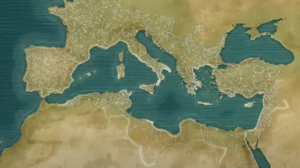 O hartă uimitoare a Imperiului Roman arată o rețea de drumuri suficientă pentru a înconjura Pământul de șapte ori