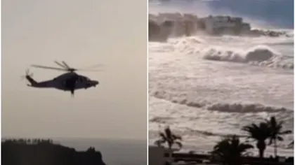 Un român a murit în Tenerife, iar unul este dat dispărut după ce un val uriaș a lovit cu forță o piscină naturală