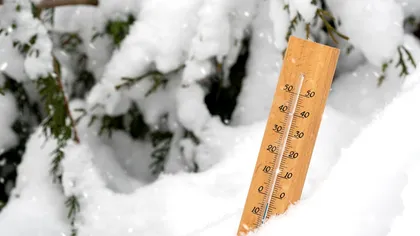 Temperaturi de până la -18 grade Celsius în România. Un val de aer rece ajunge în ţara noastră