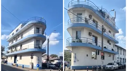 Cel mai ciudat bloc din Bucureşti are forma unui vapor. Sectorul în care se află: „Proprietarul este un grec”