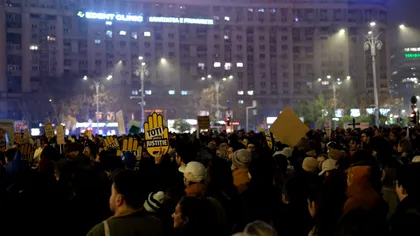 Protestele pentru independența justiției continuă pentru a patra zi. Aproximativ 1.000 de oameni, în Piața Victoriei