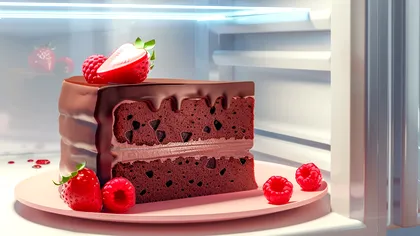 Câte zile este sigur să ții tortul în frigider. Greșeala care îl strică mai repede