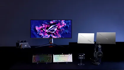 ASUS ROG împlinește 20 de ani de gaming la CES 2026 cu laptopuri, monitoare OLED și tehnologii AI de ultimă generație