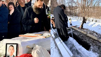 Copilul de preot care a murit în maşina răsturnată în râul Bistriţa, înmormântat. Gestul emoţionant făcut de părintele Ioan Cozma: 