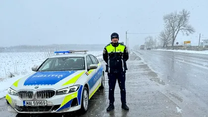 Recomandarea MAI pentru șoferi. Drumuri periculoase din cauza ninsorilor și poleiului. Ce trebuie să faci ca să fii în siguranță