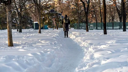 Se întorc ninsorile în Bucureşti. Va ninge zile în şir în Capitală, conform meteorologilor