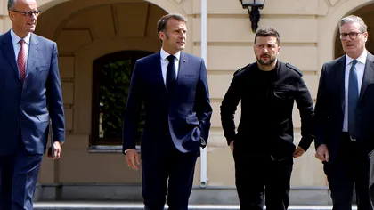 O înregistrare video arată cum au discutat europenii despre pace prin telefon cu Trump. Macron: „Donald…suntem de acord, sunt aici cu Zelenki, Mertz si Starmer” - Trump: „Merit premiul Nobel”