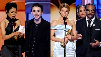 Hamnet, One battle after another și Timothée Chalamet, doar câteva nume dintre câștigătorii Globurilor de Aur 2026. Lista completă de la Golden Globes