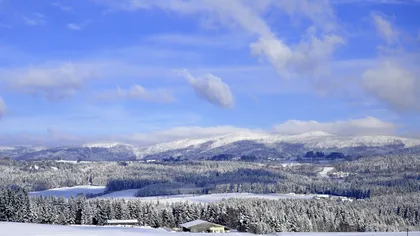 Gerul ajunge în România. Jumătate din ţară este sub cod galben de frig, zonele în care va şi ninge