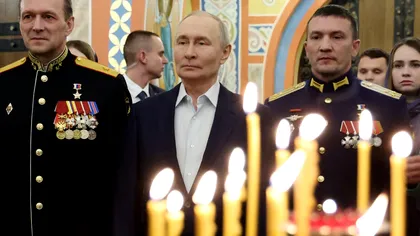 Vladimir Putin, apariție îngrijorătoare la slujba de Crăciun. Mesajul transmis de președintele rus: „Luminează lumea cu bunătate și iubire”