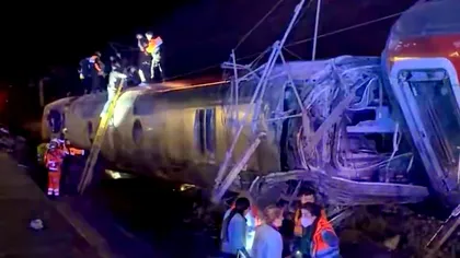 Tragedia feroviară din Spania. MAE: Doi români se aflau în unul dintre trenurile implicate în accident. În ce stare se află aceştia. UPDATE