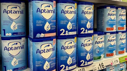 Lapte praf pentru sugari de la Aptamil, retras de pe piaţă. Formula ar conţine o toxină periculoasă