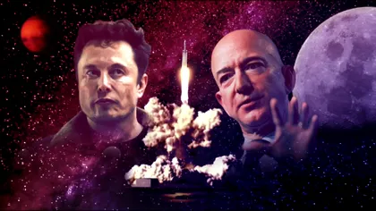 Bezos vs. Musk: noua bătălie a miliardarilor pentru Lună