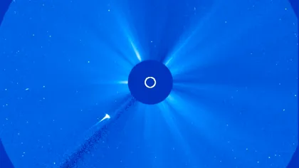 VIDEO: O cometă a fost distrusă în apropierea Soarelui. Imagini în detaliu surprinse de NASA și ESA