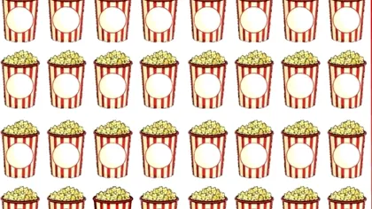 Test de perspicacitate. Poţi găsi rapid cutia cu popcorn ciudată? E ceva greşit la una dintre ele