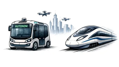 Transport public high-tech: Autobuze autonome și trenuri ultrarapide – ficțiune sau viitor apropiat?
