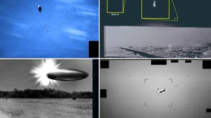 VIDEO+FOTO: Dosarele OZN, dezvăluite de Pentagon: imagini misterioase de pe Lună, videouri și rapoarte despre obiecte imposibil de explicat