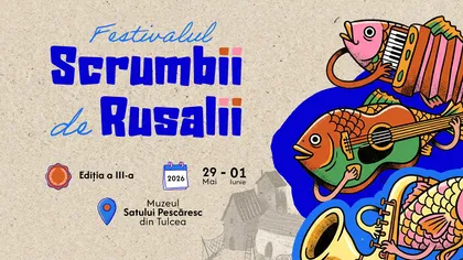 Festivalul Scrumbii de Rusalii revine în 2026 cu a treia ediție - de ce nu trebuie să lipsești între 29 mai și 1 iunie de la Muzeul Satului Pescăresc Tulcea