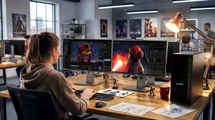 Lenovo lansează ThinkStation P4, stația de lucru AI cu procesoare AMD Ryzen PRO 9000 și NVIDIA RTX PRO Blackwell