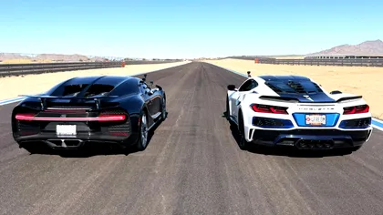Corvette ZR1X a făcut de râs un Bugatti Chiron de milioane: când prețul nu mai câștigă cursa VIDEO